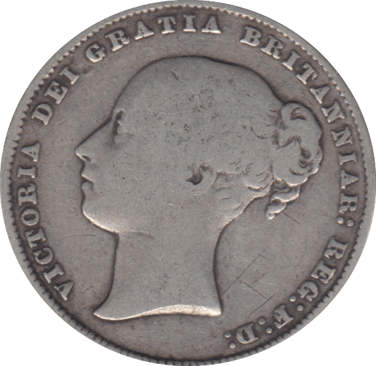1865 SHILLING ( FINE ) DIE 125 - Shilling - Cambridgeshire Coins
