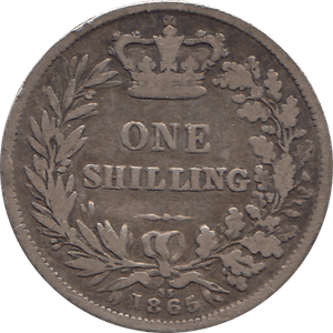1865 SHILLING ( NF ) DIE 35 - Shilling - Cambridgeshire Coins