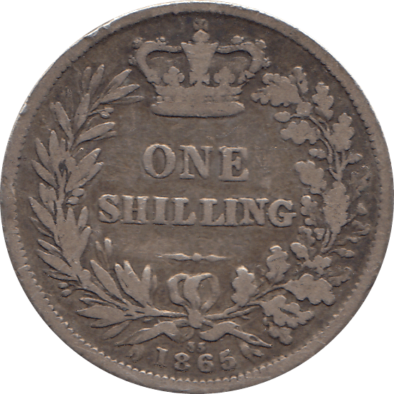 1865 SHILLING ( NF ) DIE 35 - Shilling - Cambridgeshire Coins