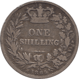 1865 SHILLING ( NF ) DIE 35 - Shilling - Cambridgeshire Coins