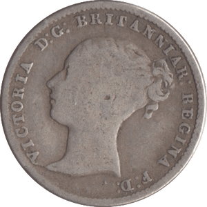 1865 SILVER THREEPENCE ( FAIR ) - Threepence - Cambridgeshire Coins