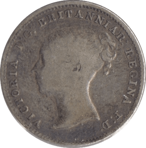 1865 SILVER THREEPENCE ( FAIR ) - Threepence - Cambridgeshire Coins