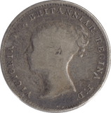 1865 SILVER THREEPENCE ( FAIR ) - Threepence - Cambridgeshire Coins