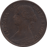 1866 FARTHING 2 ( VF ) 87 - Farthing - Cambridgeshire Coins