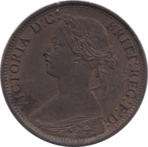 1866 FARTHING ( AUNC ) - Farthing - Cambridgeshire Coins