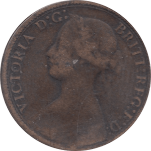 1866 FARTHING ( FAIR ) - Farthing - Cambridgeshire Coins
