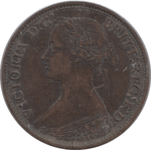 1866 FARTHING ( GVF ) - Farthing - Cambridgeshire Coins