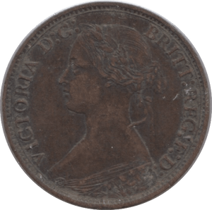 1866 FARTHING ( GVF ) - Farthing - Cambridgeshire Coins