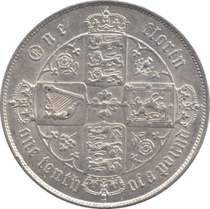 1866 FLORIN ( AUNC ) DIE 26 - Florin - Cambridgeshire Coins