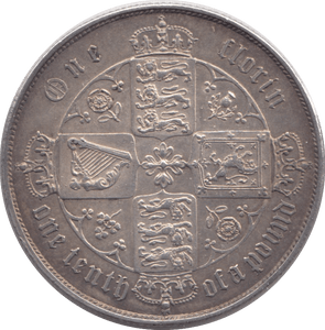 1866 FLORIN ( AUNC ) DIE 32 - FLORIN - Cambridgeshire Coins