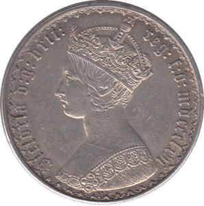 1866 FLORIN ( AUNC ) DIE 32 - FLORIN - Cambridgeshire Coins
