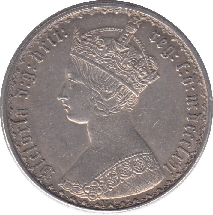 1866 FLORIN ( AUNC ) DIE 32 - FLORIN - Cambridgeshire Coins