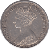 1866 FLORIN ( AUNC ) DIE 32 - FLORIN - Cambridgeshire Coins