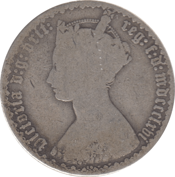 1866 FLORIN ( FAIR ) DIE 16