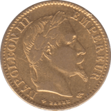 1866 GOLD 10 FRANC FRANCE - Gold World Coins - Cambridgeshire Coins