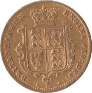 1866 GOLD HALF SOVEREIGN ( GVF ) DIE 11 - Sovereign - Cambridgeshire Coins