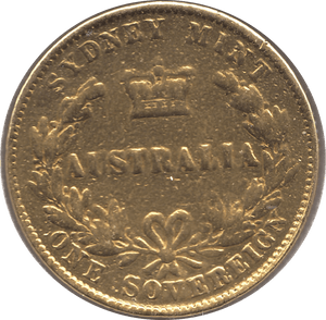 1866 GOLD SOVEREIGN AUSTRALIA - Gold World Coins - Cambridgeshire Coins