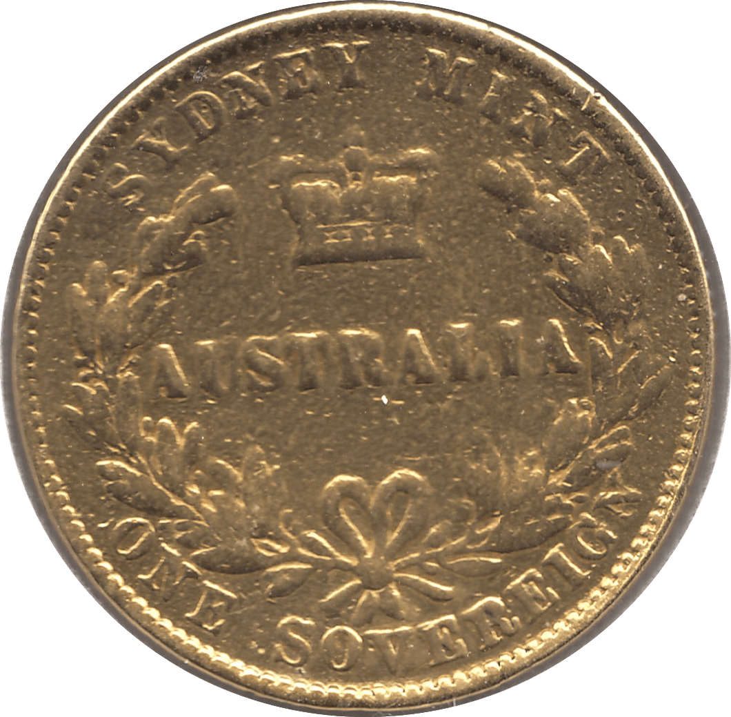 1866 GOLD SOVEREIGN AUSTRALIA - Gold World Coins - Cambridgeshire Coins