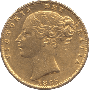 1866 GOLD SOVEREIGN ( EF ) DIE 56 - Sovereign - Cambridgeshire Coins