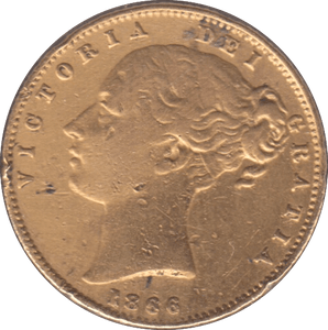 1866 GOLD SOVEREIGN ( GF ) DIE 14 - Sovereign - Cambridgeshire Coins