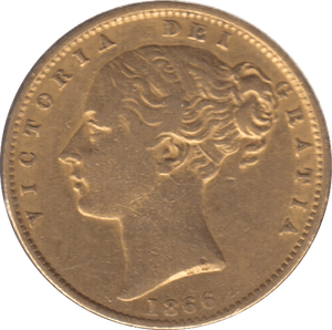 1866 GOLD SOVEREIGN ( GVF ) DIE 68 - Sovereign - Cambridgeshire Coins