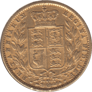 1866 GOLD SOVEREIGN ( VF ) DIE 49 - Sovereign - Cambridgeshire Coins