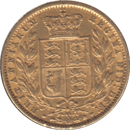 1866 GOLD SOVEREIGN ( VF ) DIE 49 - Sovereign - Cambridgeshire Coins