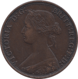 1866 HALFPENNY ( EF ) 8 - Halfpenny - Cambridgeshire Coins