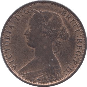 1866 HALFPENNY ( EF ) - Halfpenny - Cambridgeshire Coins
