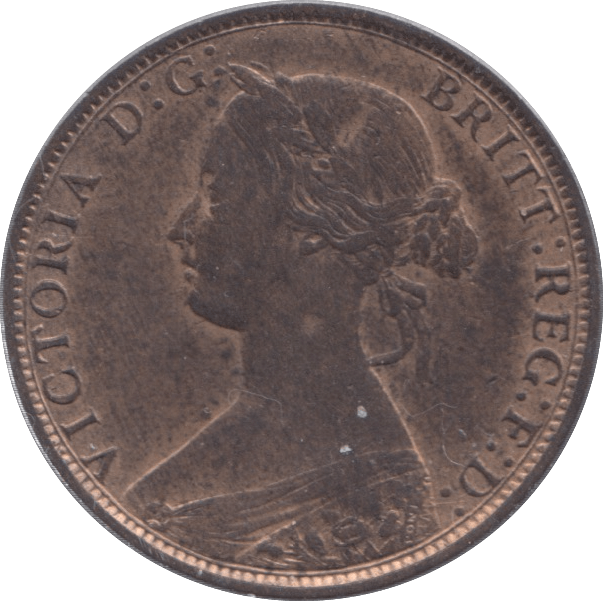 1866 HALFPENNY ( EF ) - Halfpenny - Cambridgeshire Coins