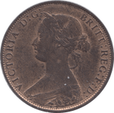 1866 HALFPENNY ( EF ) - Halfpenny - Cambridgeshire Coins