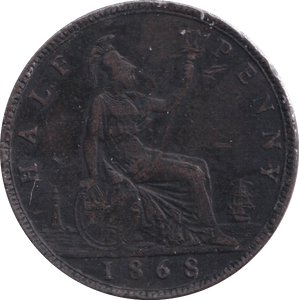 1866 HALFPENNY ( GF ) - Halfpenny - Cambridgeshire Coins