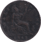 1866 HALFPENNY ( GF ) - Halfpenny - Cambridgeshire Coins