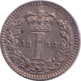 1866 MAUNDY ONE PENNY ( AUNC ) - MAUNDY ONE PENNY - Cambridgeshire Coins