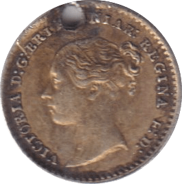 1866 MAUNDY ONE PENNY ( GVF ) HOLED - MAUNDY ONE PENNY - Cambridgeshire Coins