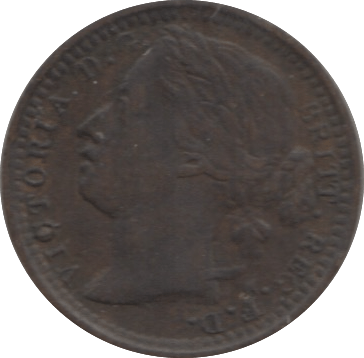 1866 ONE THIRD FARTHING ( GVF ) 1 - One Third Farthing - Cambridgeshire Coins