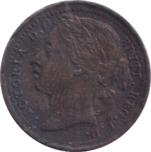 1866 ONE THIRD FARTHING ( GVF ) - One Third Farthing - Cambridgeshire Coins