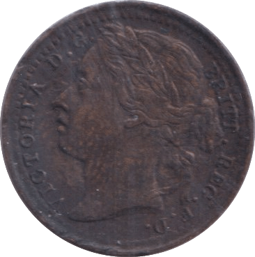 1866 ONE THIRD FARTHING ( GVF ) - One Third Farthing - Cambridgeshire Coins