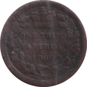 1866 ONE THIRD FARTHING ( NF ) - One Third Farthing - Cambridgeshire Coins