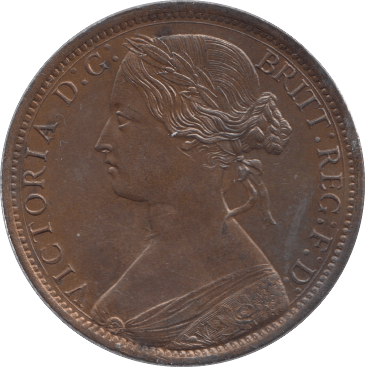 1866 PENNY ( AUNC ) - Penny - Cambridgeshire Coins