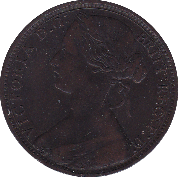 1866 PENNY ( EF ) - Penny - Cambridgeshire Coins