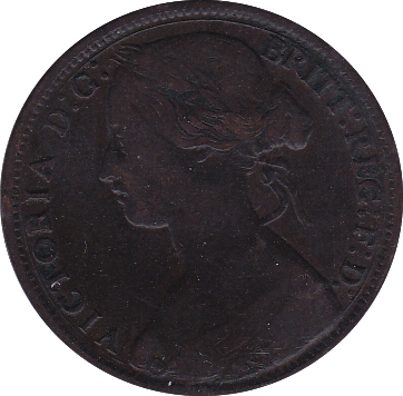 1866 PENNY ( F ) - Penny - Cambridgeshire Coins