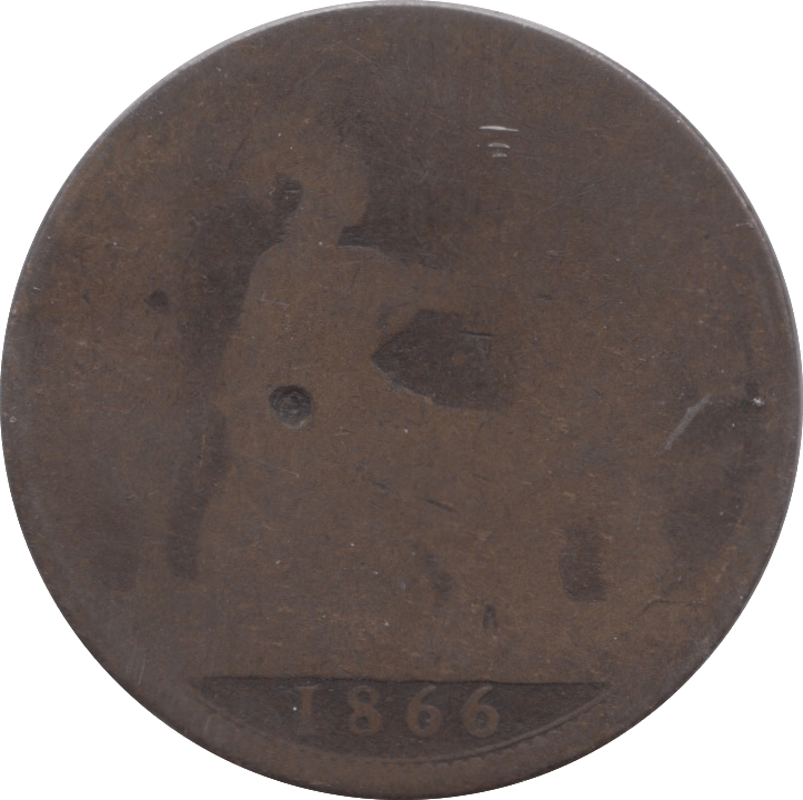 1866 PENNY ( POOR ) - Penny - Cambridgeshire Coins