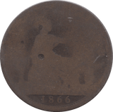 1866 PENNY ( POOR ) - Penny - Cambridgeshire Coins