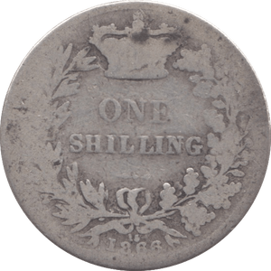 1866 SHILLING DIE 15 ( FAIR ) - Shilling - Cambridgeshire Coins