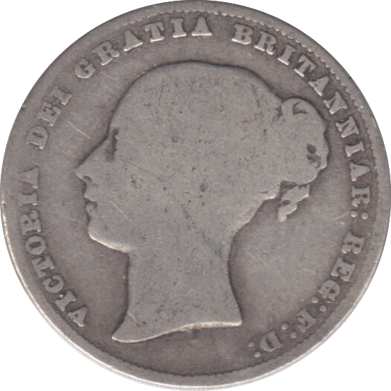 1866 SHILLING DIE 15 ( FAIR ) - Shilling - Cambridgeshire Coins