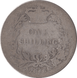 1866 SHILLING ( FAIR ) DIE 18 - Shilling - Cambridgeshire Coins