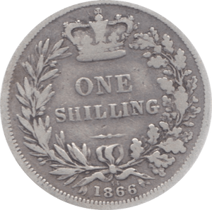 1866 SHILLING ( FAIR ) DIE 34 - Shilling - Cambridgeshire Coins