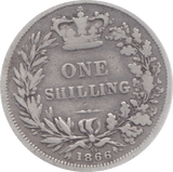 1866 SHILLING ( FAIR ) DIE 34 - Shilling - Cambridgeshire Coins