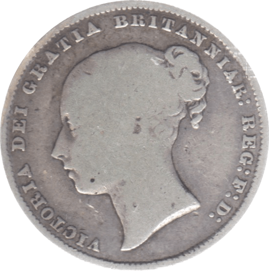 1866 SHILLING ( FAIR ) DIE 34 - Shilling - Cambridgeshire Coins